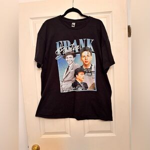 Frank Sinatra: Black Graphic T-Shirt